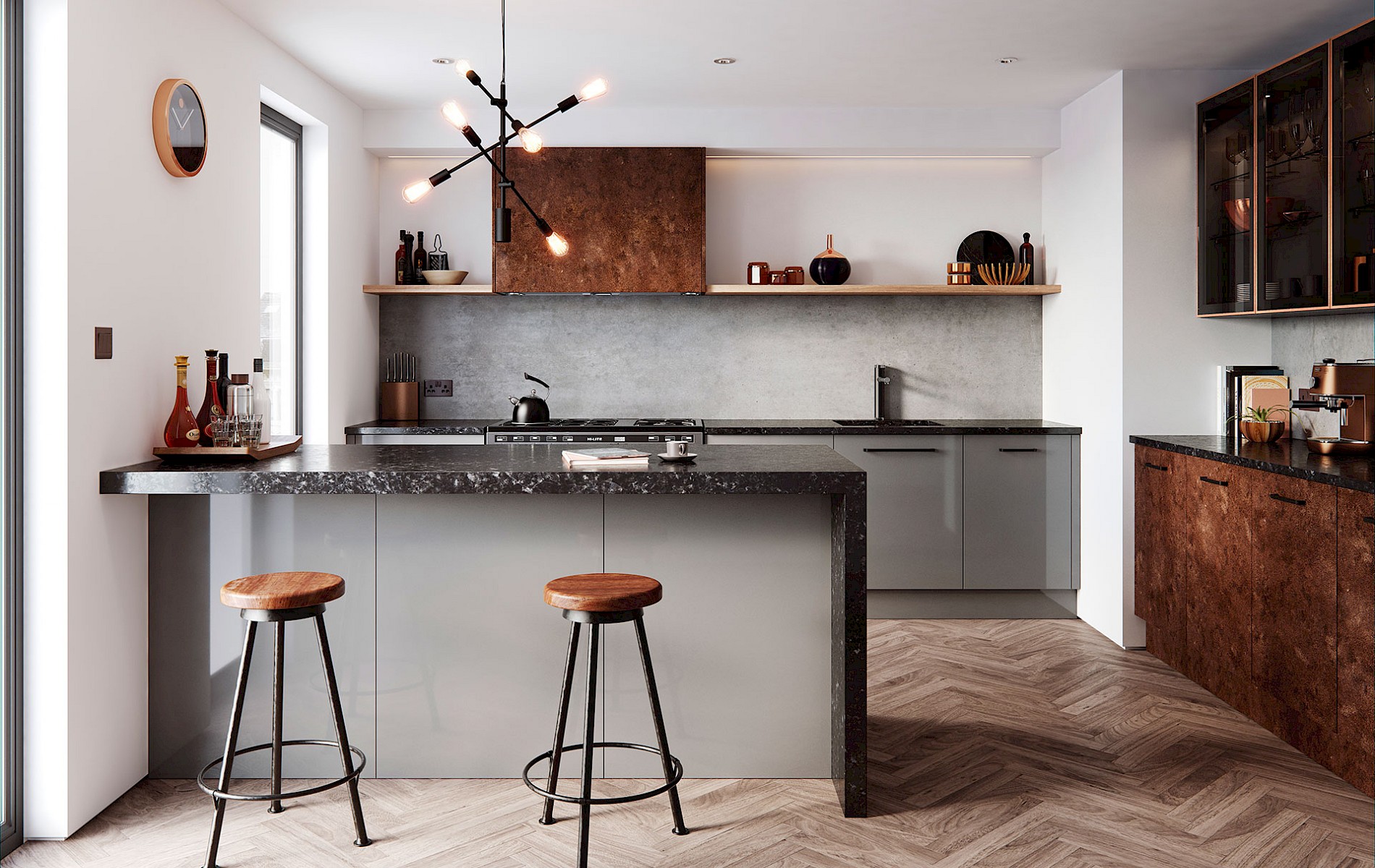 Stylish kitchen design Bury St Edmunds.