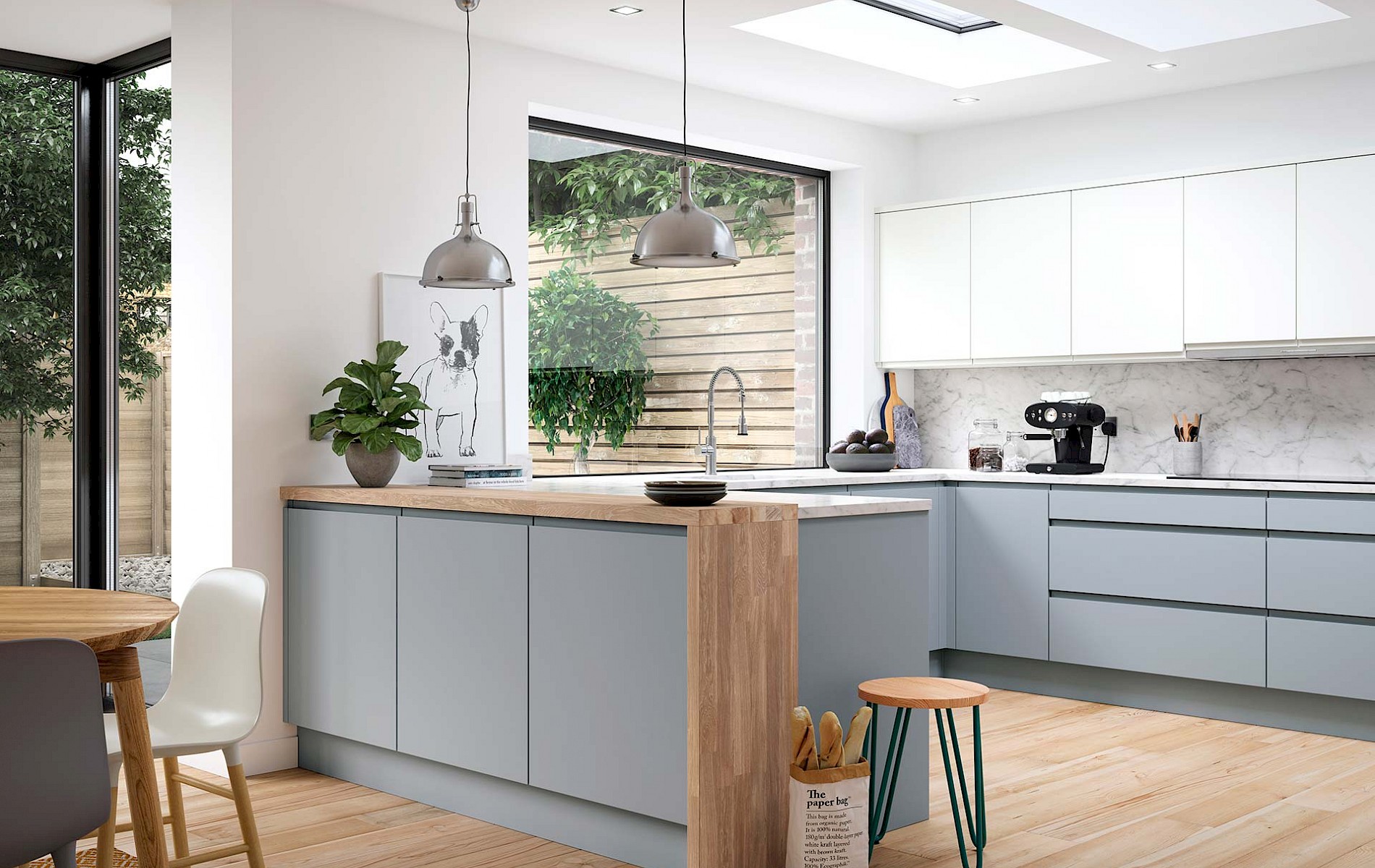 Aconbury-Luna & Porcelain Bespoke Kitchen Design Bury St Edmunds.